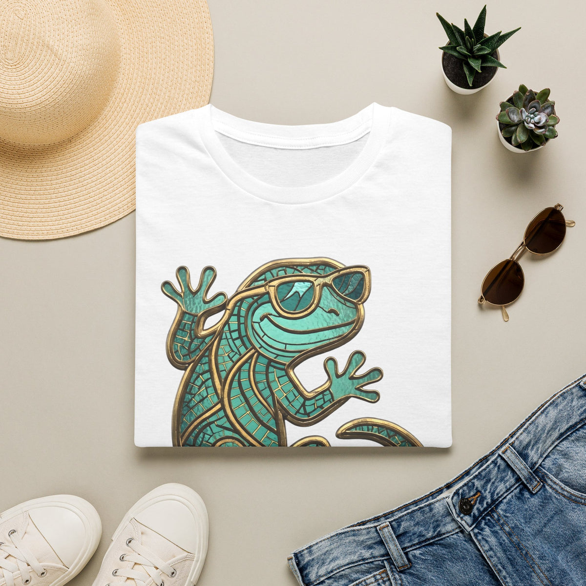 Gecko Time - Summer / Gecko Lizard Summer T-Shirt