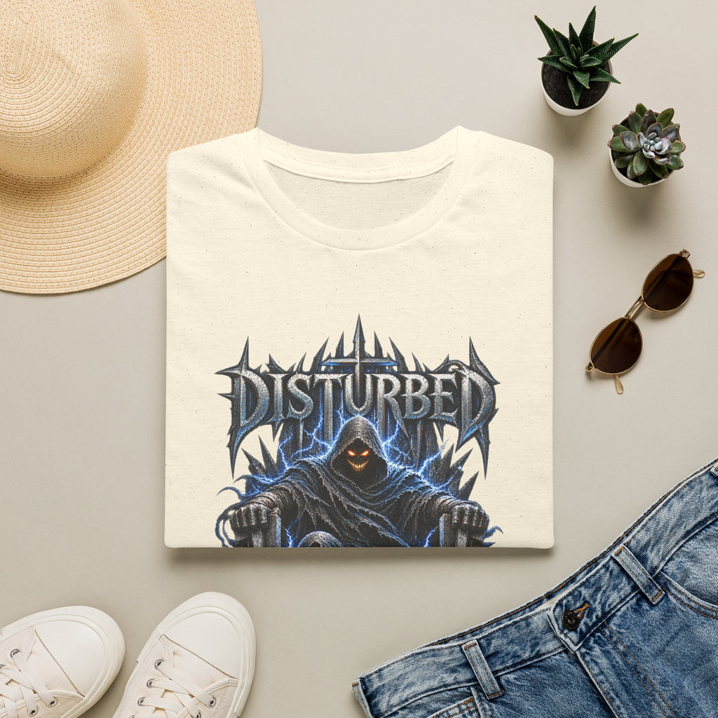 Disturbed | Storm Throne | The Guy | Grim Reaper Band T-Shirt