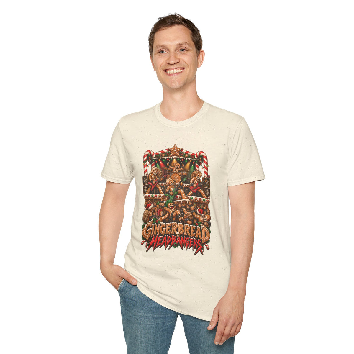 Gingerbread Headbangers | Christmas T-Shirt