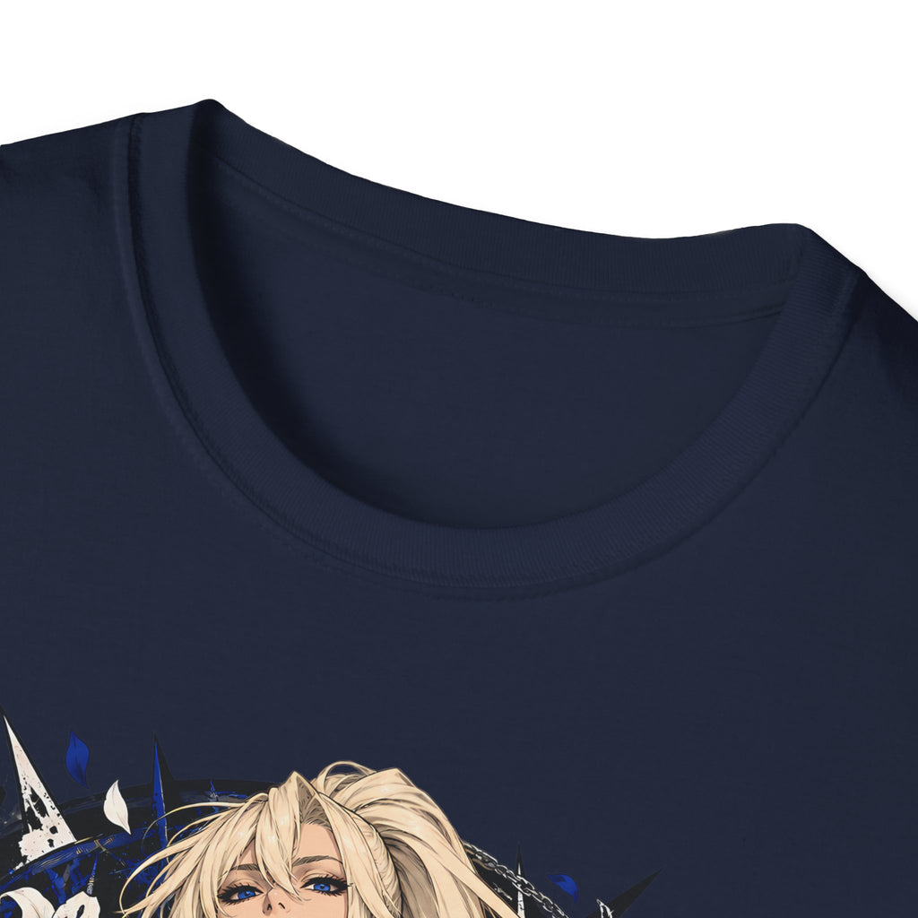Electric Girl | Japanese Anime | Blonde Bombshell Pin Up Graphic Shirt