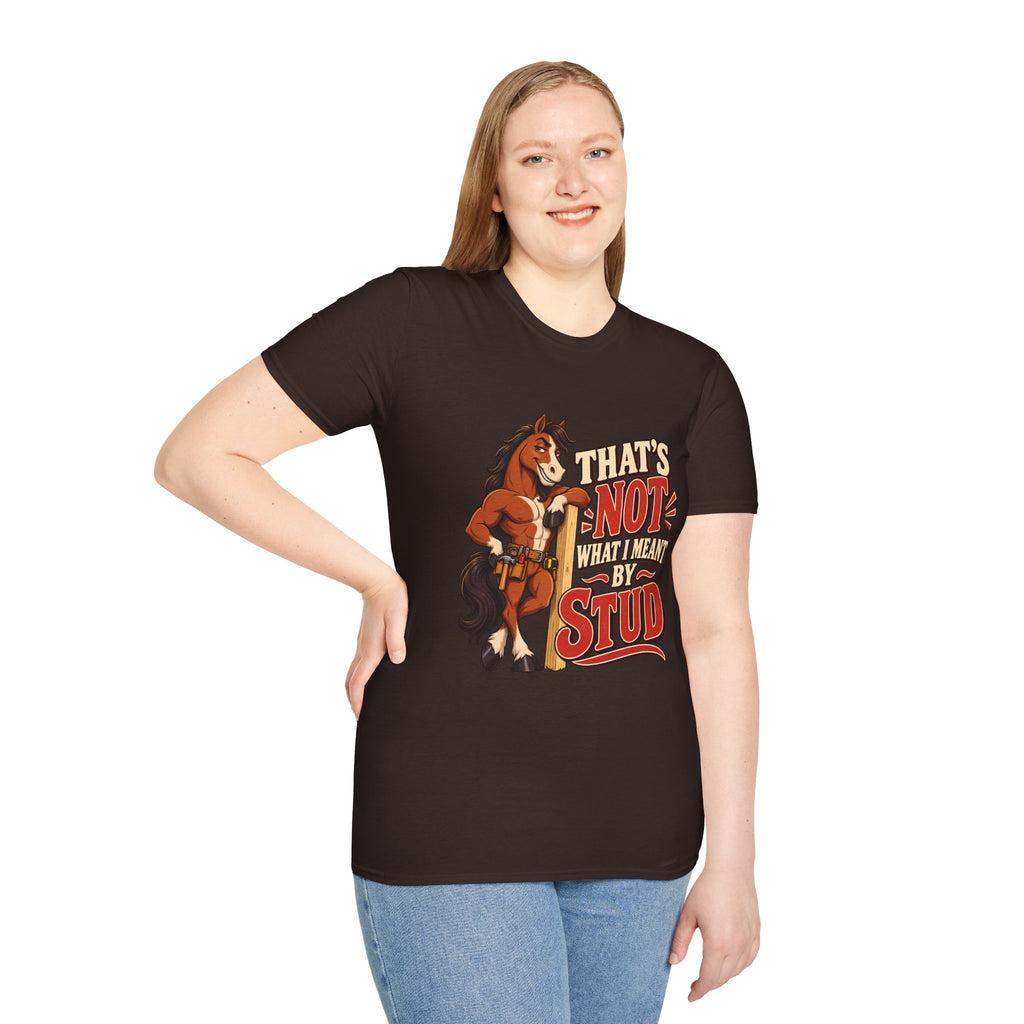 The Wrong Kind of Stud | Funny Horse Graphic T-Shirt