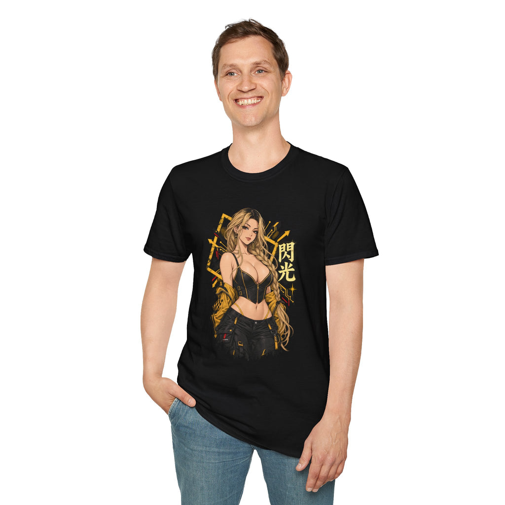 Sunny | Sexy Pin Up Golden Samurai Hot Girl T-Shirt