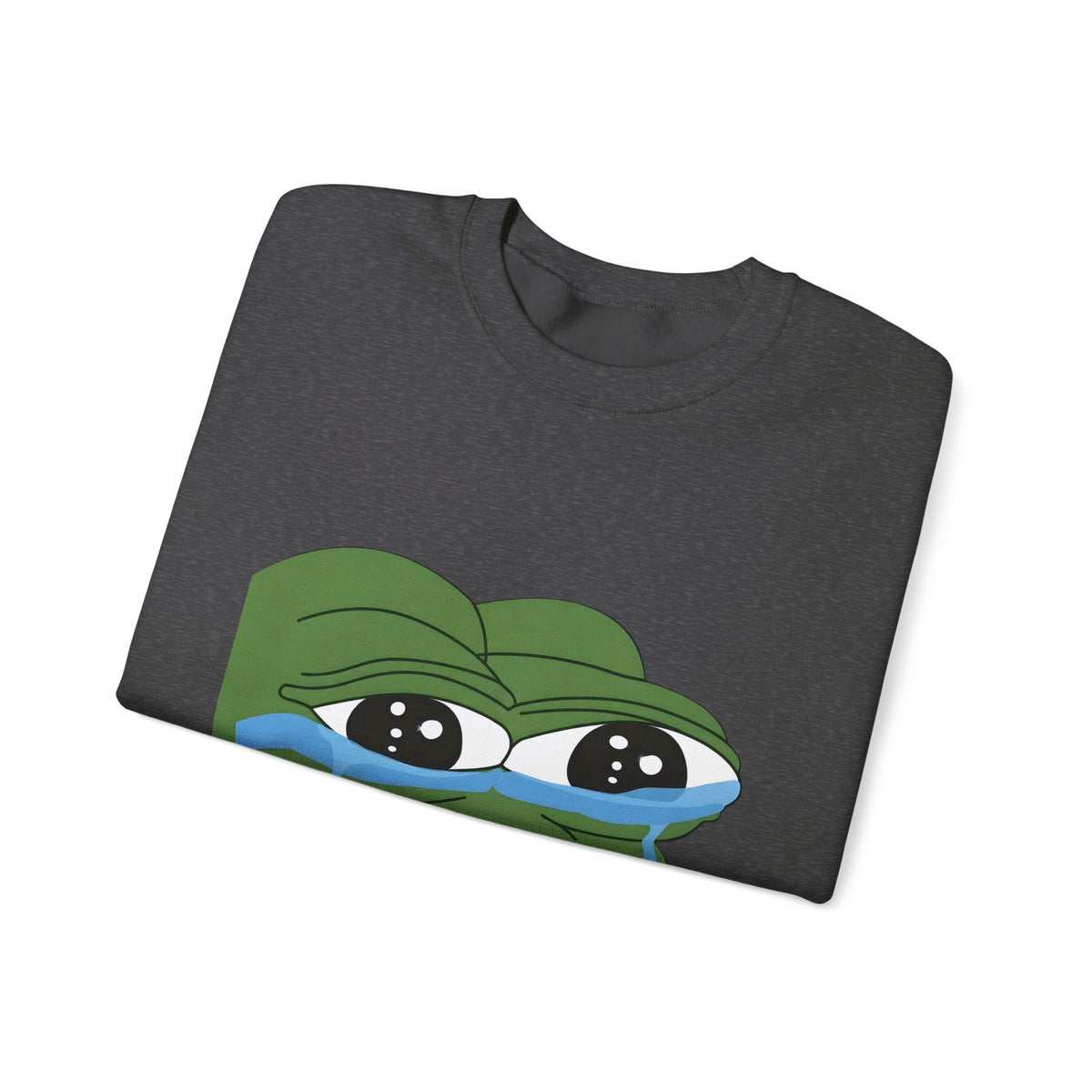 Crying Pepe Graphic Sweatshirt