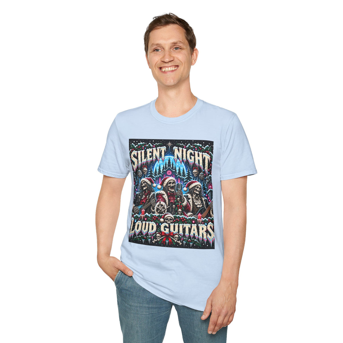 Silent Night Loud Guitars T-Shirt