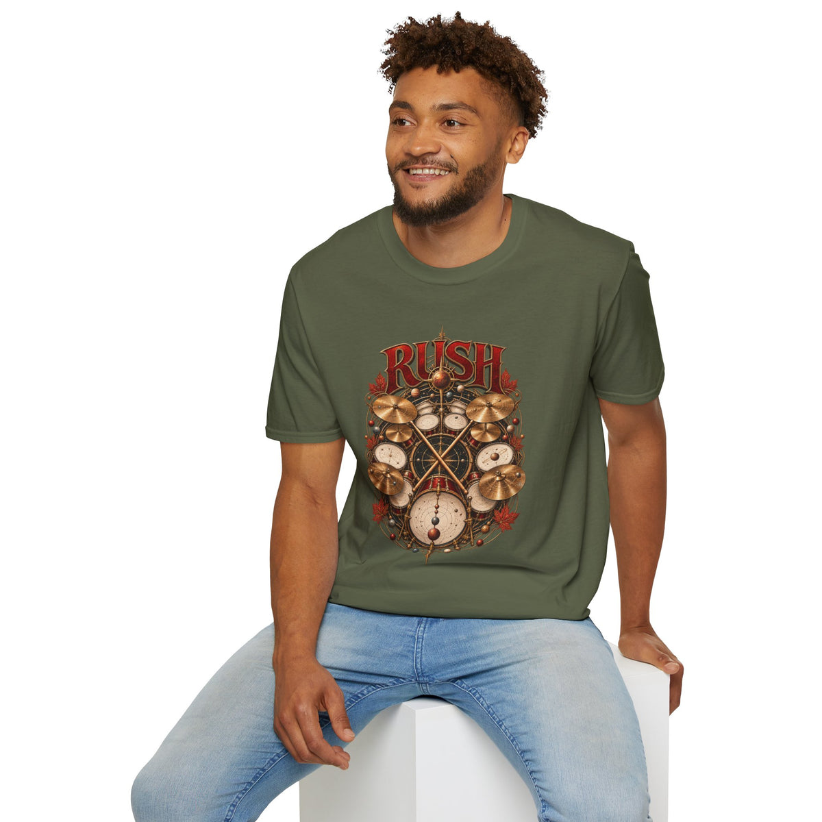 Rush | Rhythm of the Cosmos | Drummer Graphic Prog Band T-Shirt