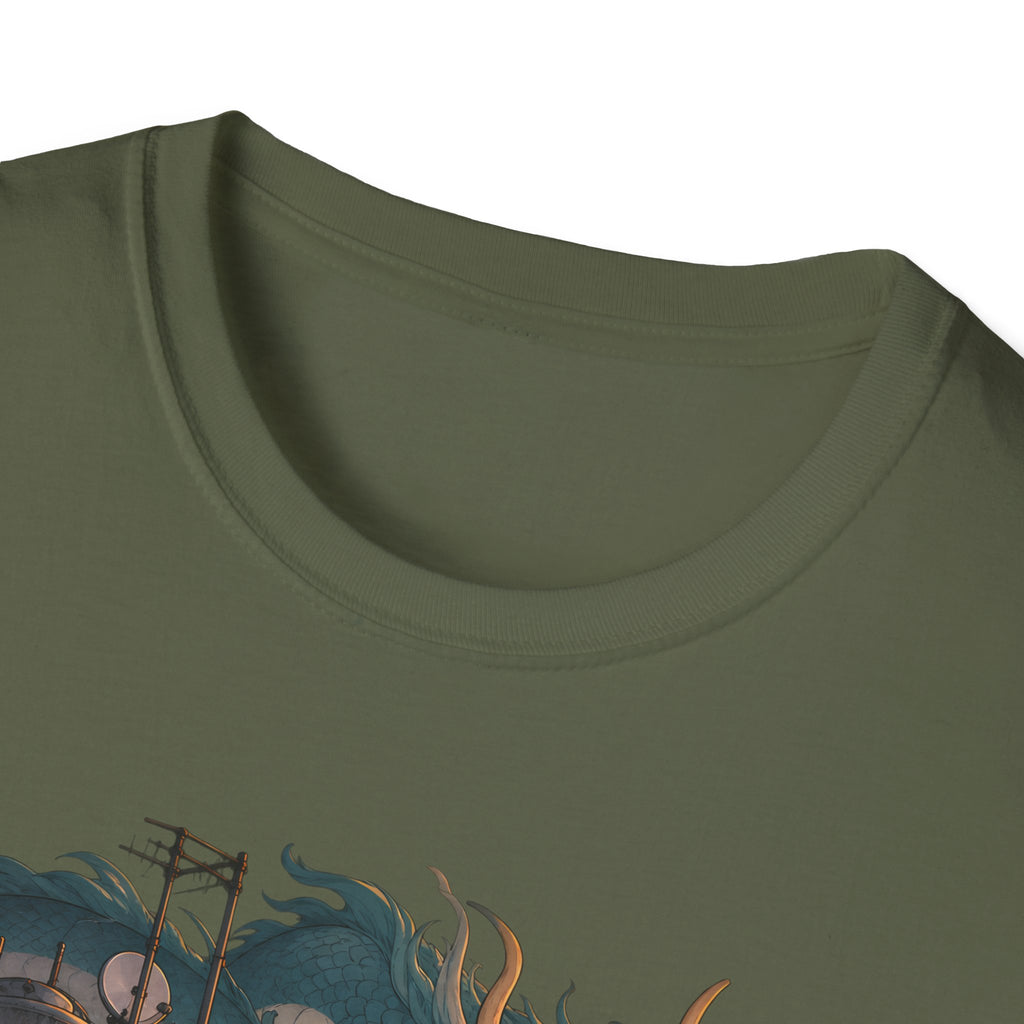 Serpent Cityscape | Urban Japanese Dragon T-Shirt