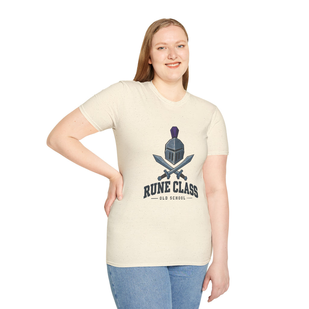 "Rune Class" OSRS / Runescape Inspired T-Shirt – Medieval Knight Helmet