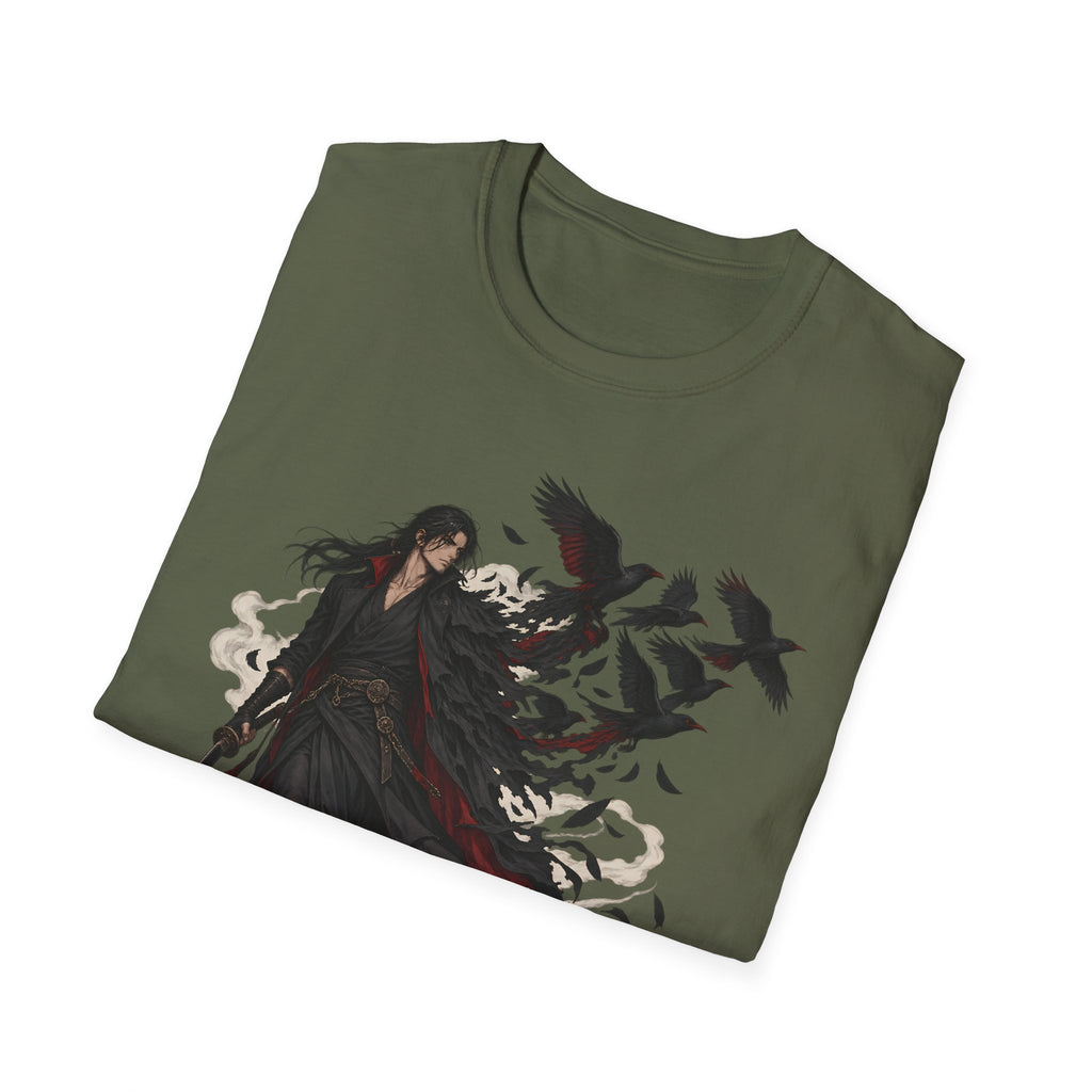 Dark Samurai | Raven Warrior Spirit | Graphic T Shirt