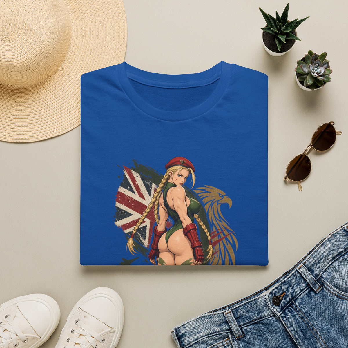 Cammy Street Fighter | Sexy Cammy Pin Up Girl Graphic T Shirt