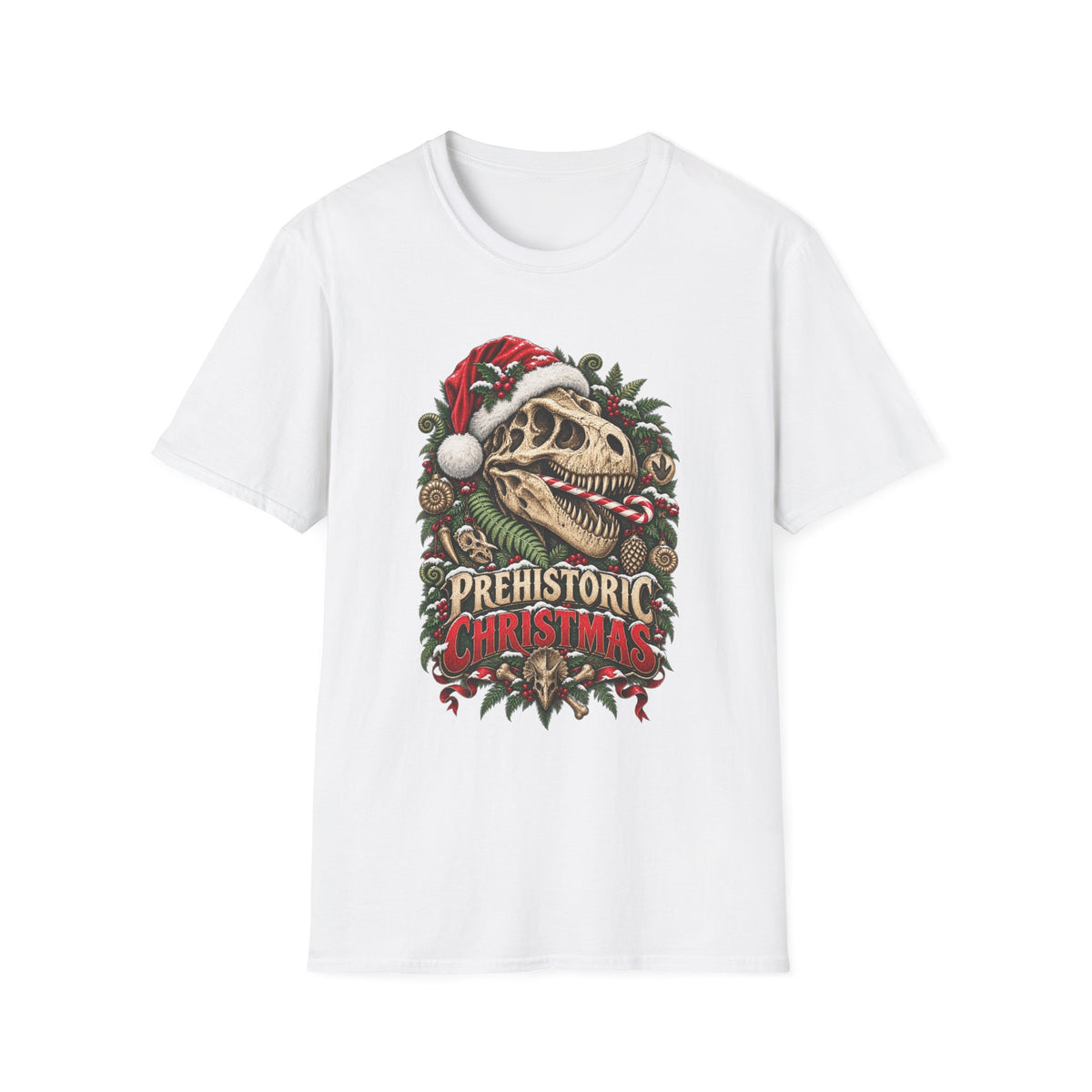 Prehistoric Christmas | Dinosaur Christmas Shirt