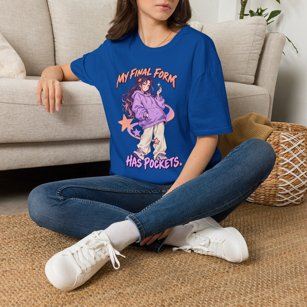 My Final Form Has Pockets | Cute Anime Girl Graphic Tee