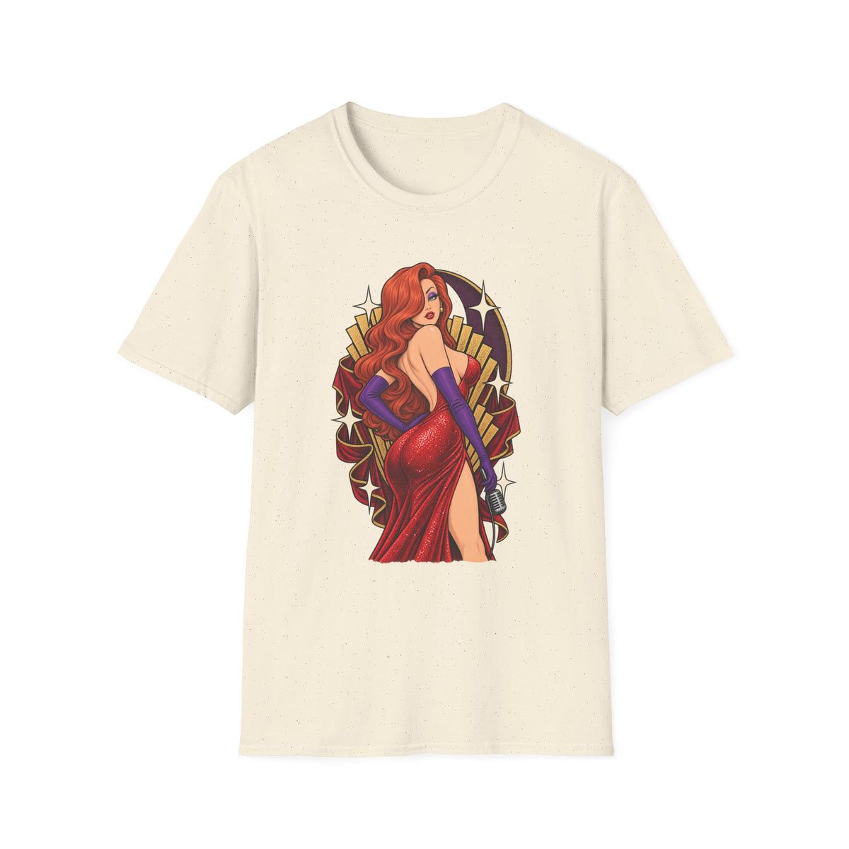 Jessica Rabbit | Looney Tunes Pin Up Style Singer T Shirt