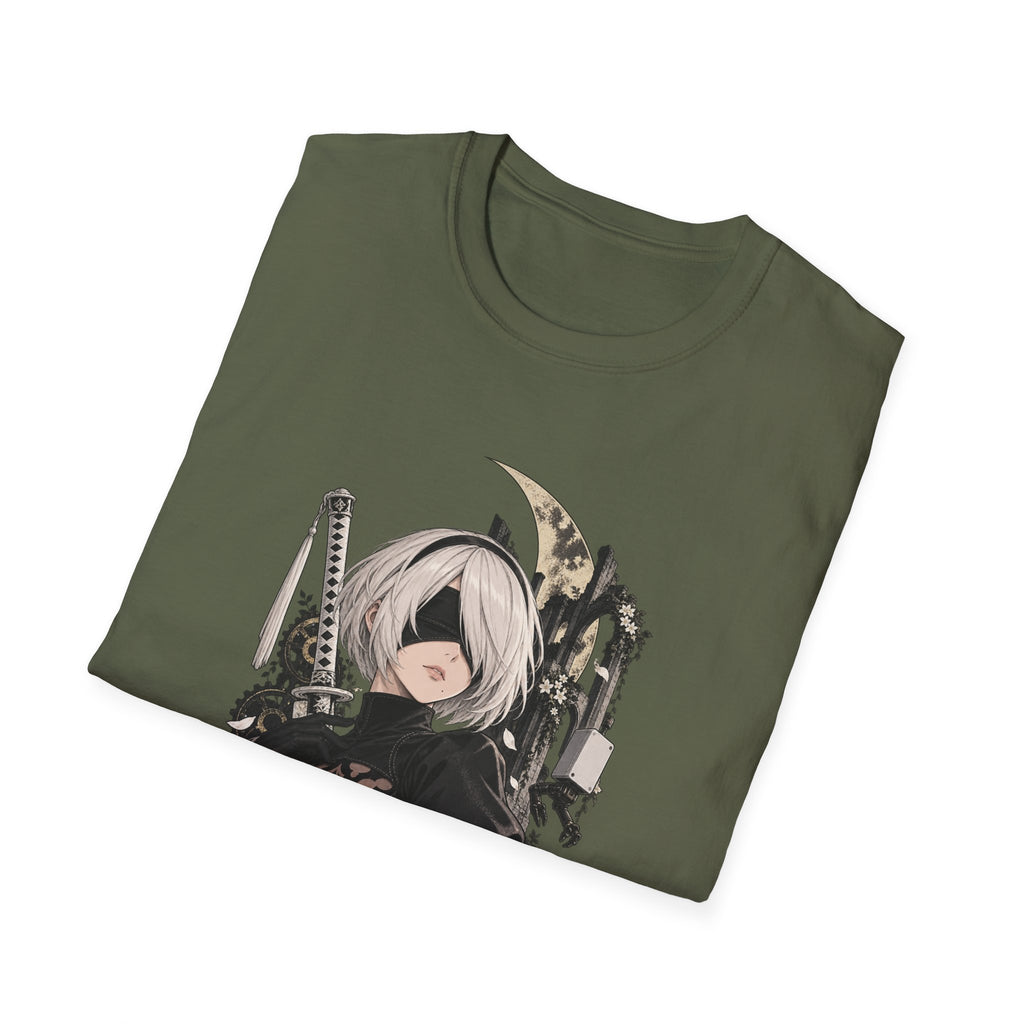 2B | Nier Automata | Anime Character Gothic T-Shirt