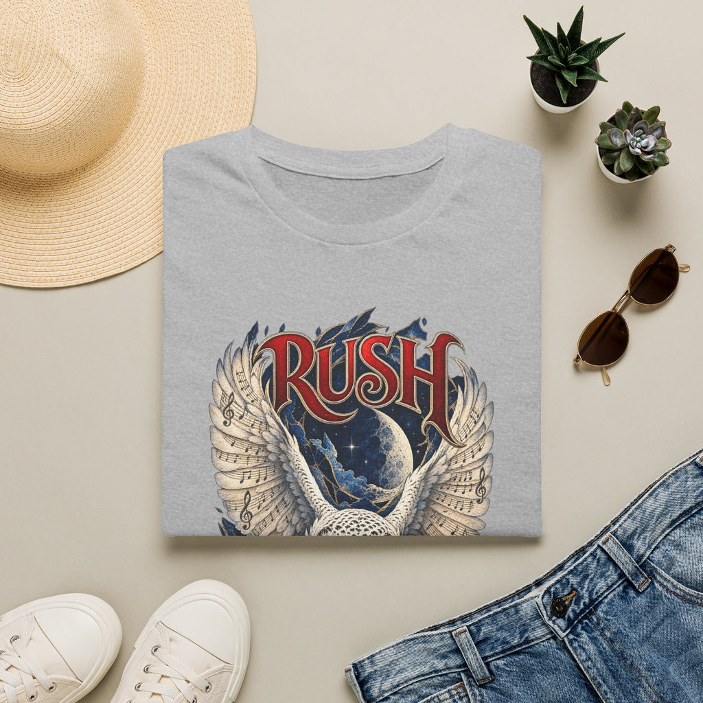 Rush | Fly by Night | Prog Rock | Owl Band Graphic T-Shirt