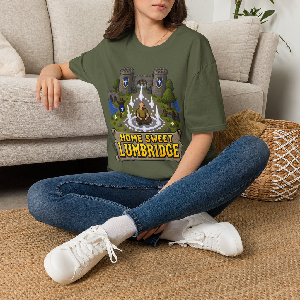 Lumbridge Castle Teleport Tee - Runescape / OSRS Inspired