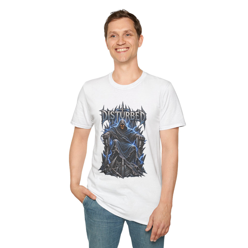 Disturbed | Storm Throne | The Guy | Grim Reaper Band T-Shirt