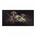 Mouse Mat | Fox Skull & Poisonous Mushrooms | Gothic Forest Art Desk Pad