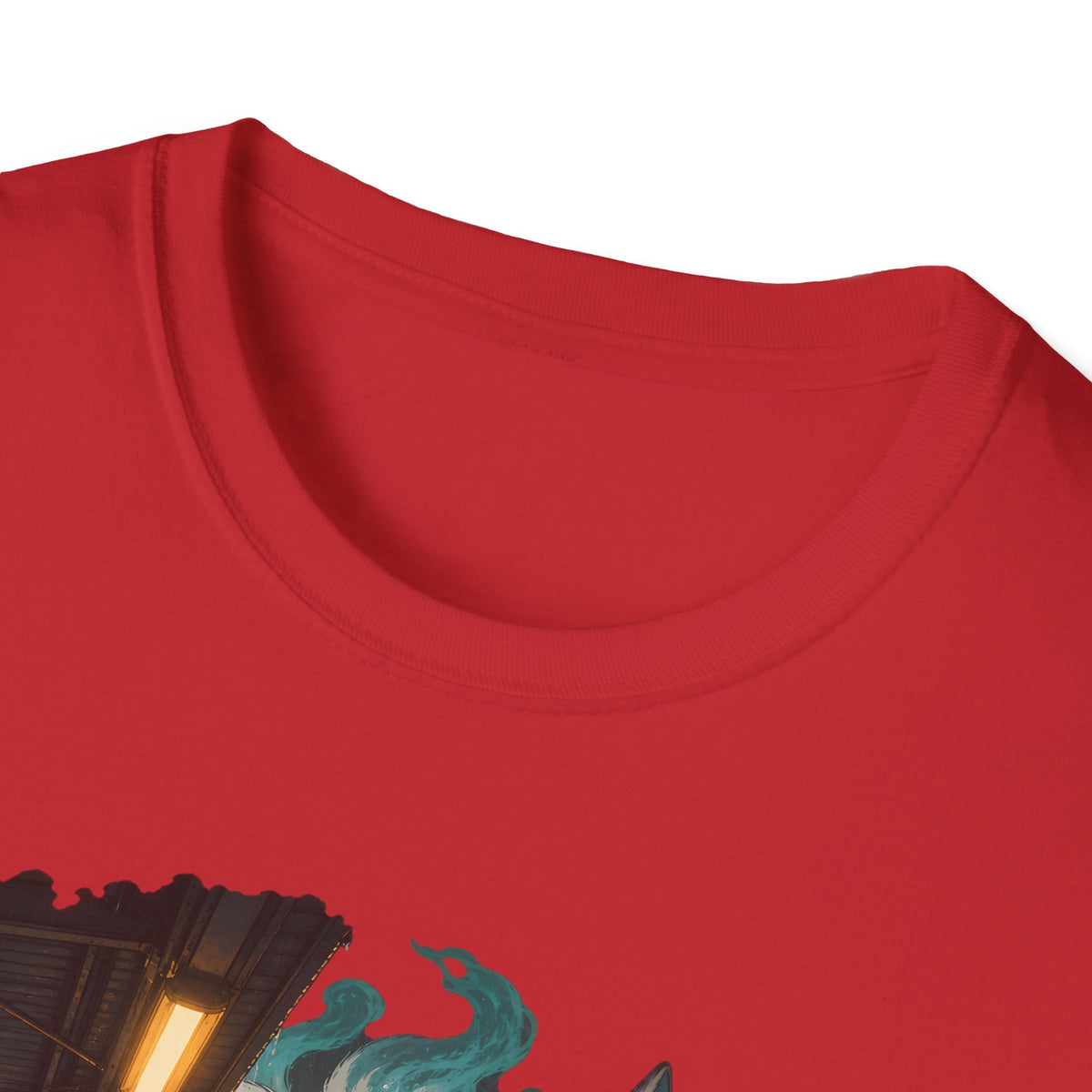 Wolf in the Rain | Last Train Home T-Shirt | Urban Nightscape Graphic Tee
