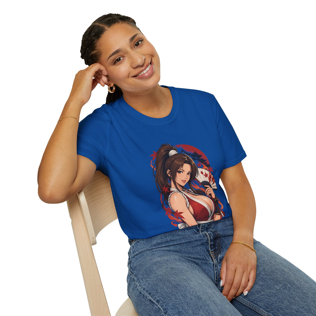 Mai Shiranui | Fatal Fury | Anime Pin Up Kimono Girl T-Shirt