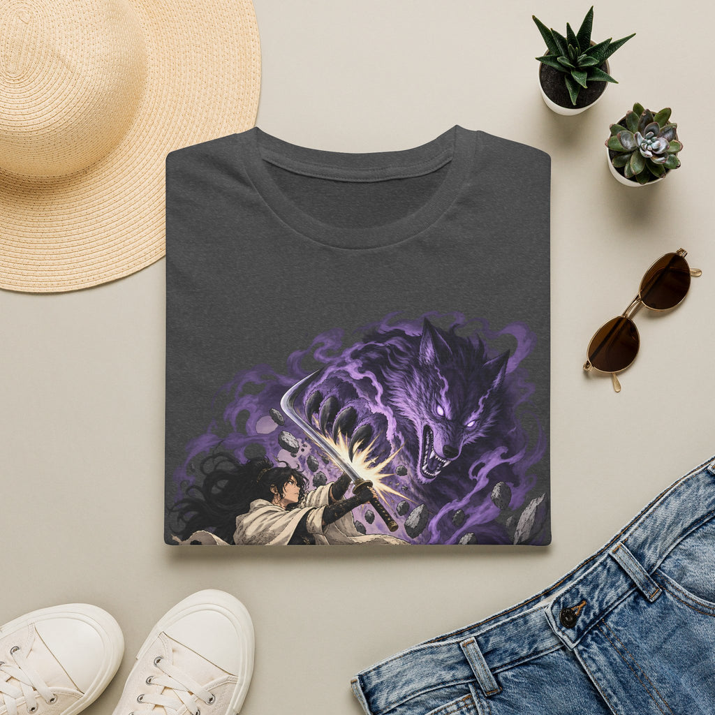 Trial of the Wolf | Samurai Anime Storm Warrior T-Shirt