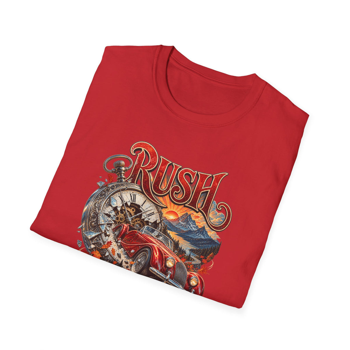 Rush | Prog Band | Red Barchetta | Graphic T-Shirt