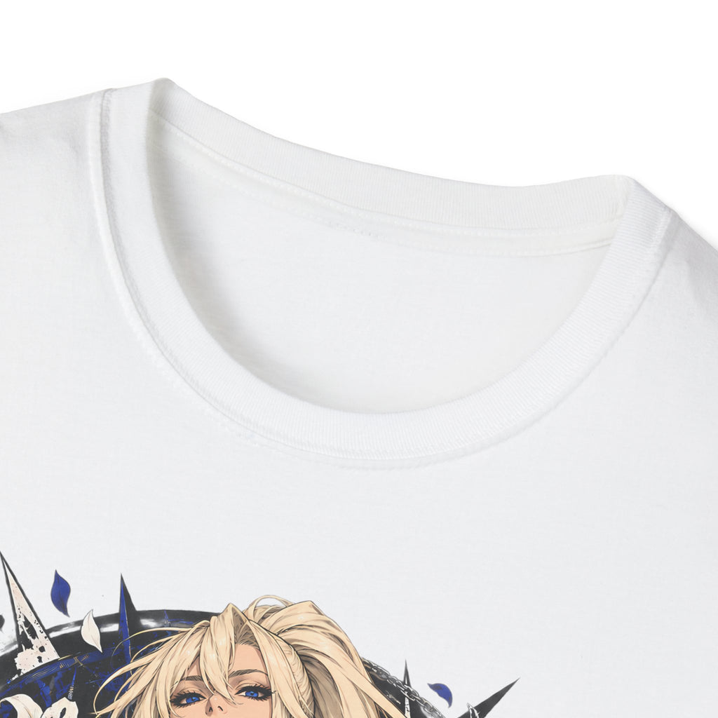 Electric Girl | Japanese Anime | Blonde Bombshell Pin Up Graphic Shirt