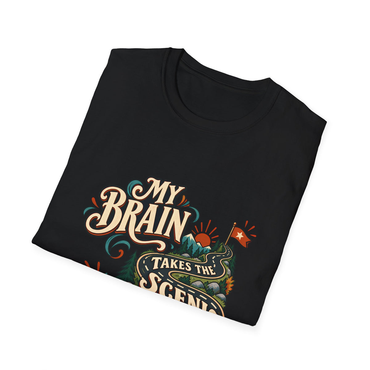 The Scenic Route | A Beautifully Different Mind | Neurodivergent Shirt