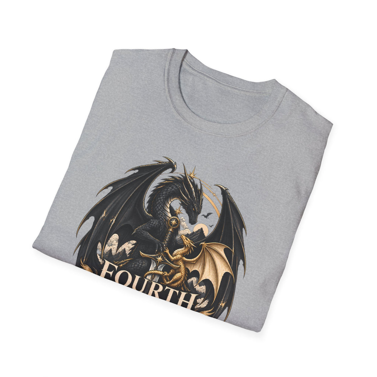 Fourth Wing | Book Inspired Dragon Logo | Fantasy Book T-Shirt