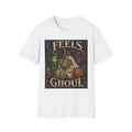 Feels Ghoul Halloween T‑Shirt — Spooky Witch Pepe Graphic