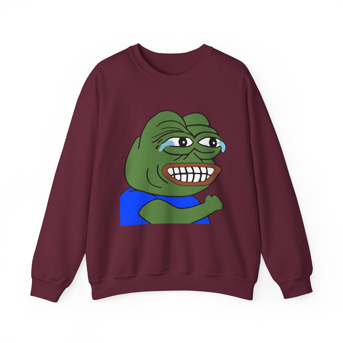 Pepe Frog Laughing Crewneck Sweatshirt