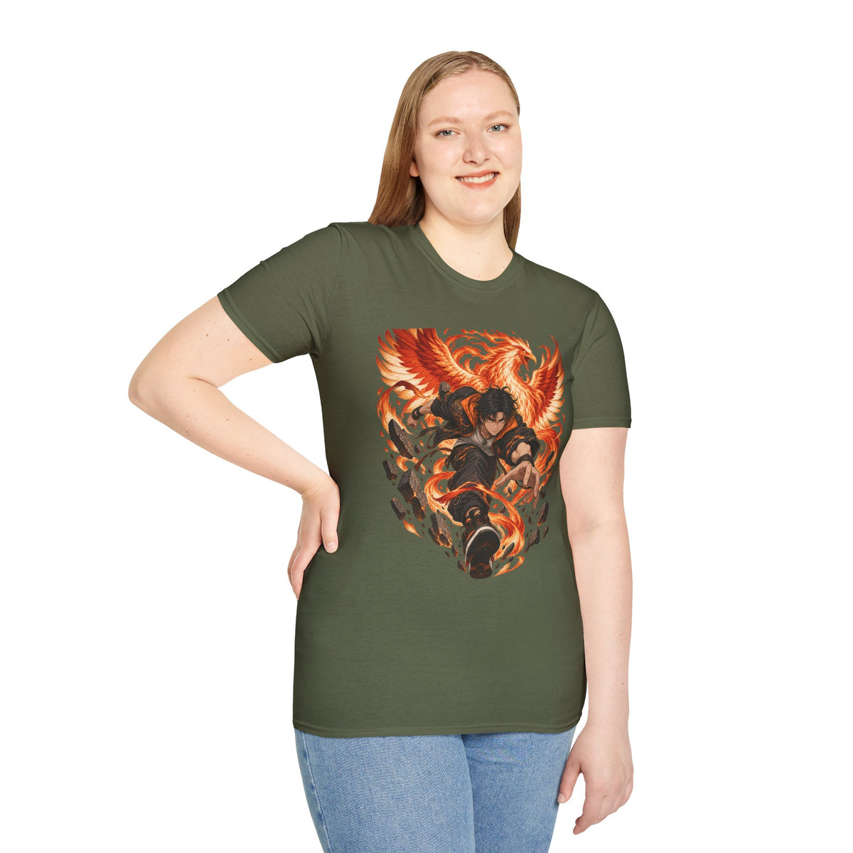 The Phoenix Warrior | Japanese Style | Anime Ninja T Shirt