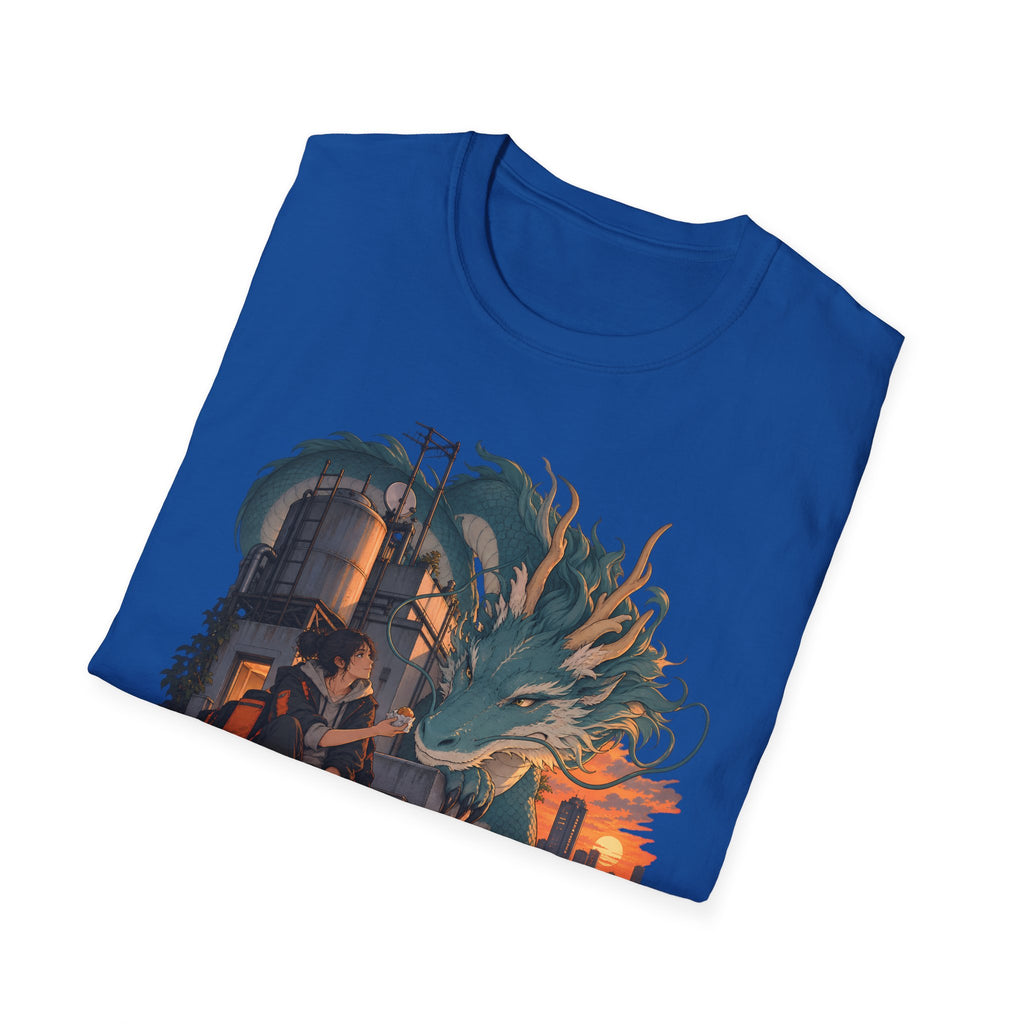 Serpent Cityscape | Urban Japanese Dragon T-Shirt