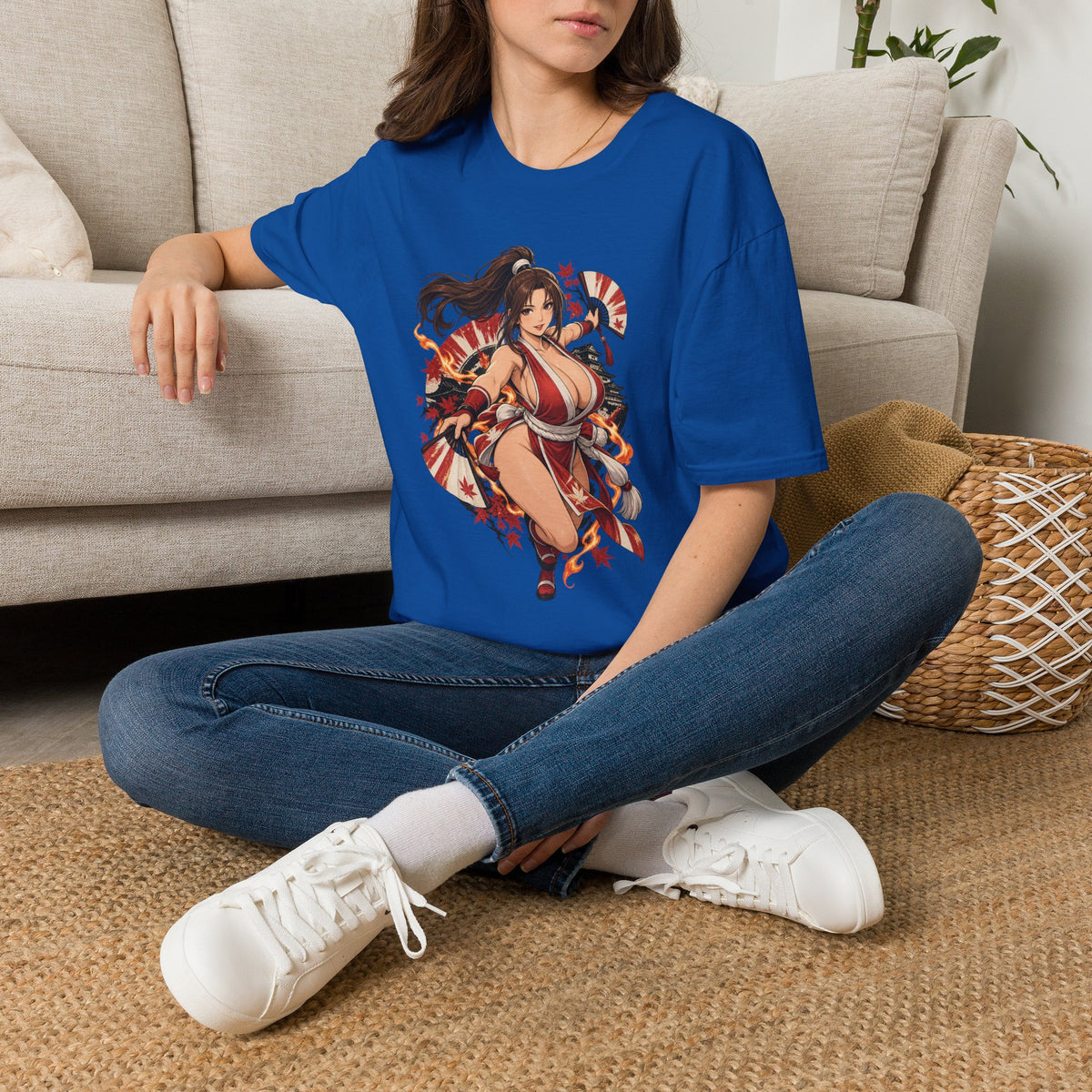Mai Shiranui | Fatal Fury | Anime Style Pin up Girl Warrior T-Shirt