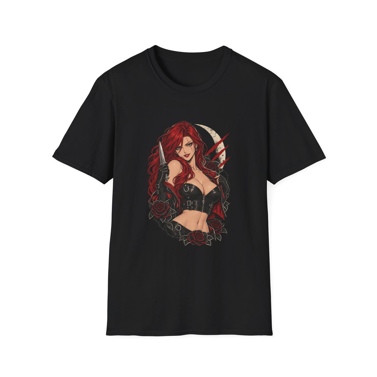 Katarina | League of Legends | Gothic Redhead Pin Up Assasin T-Shirt