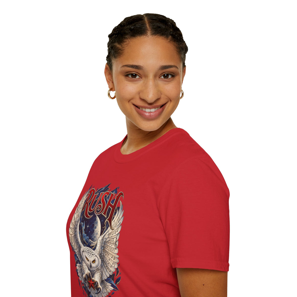 Rush | Fly by Night | Prog Rock | Owl Band Graphic T-Shirt