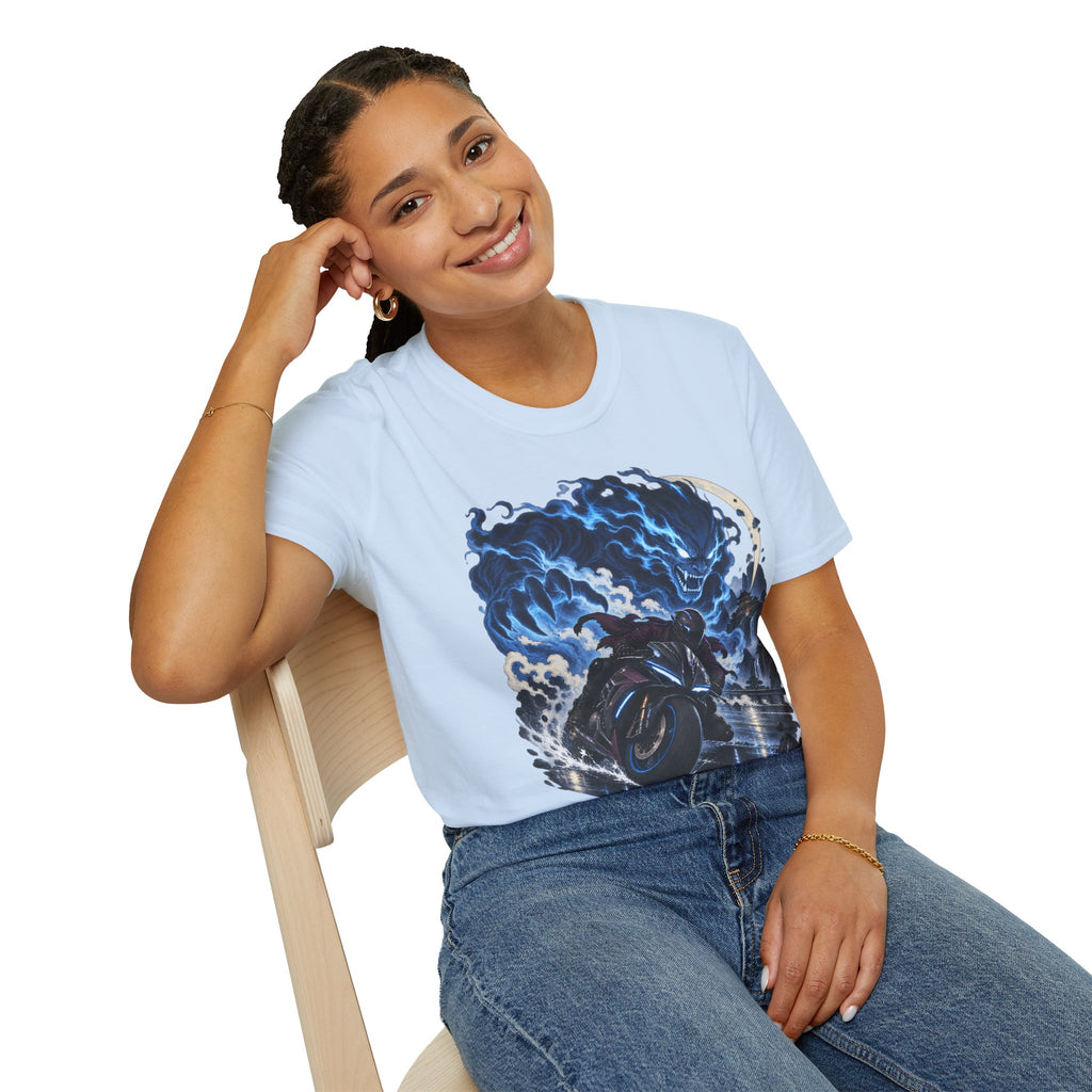Demon of the Storm | Night Rider | Japanese Urban Motorcycle Tee
