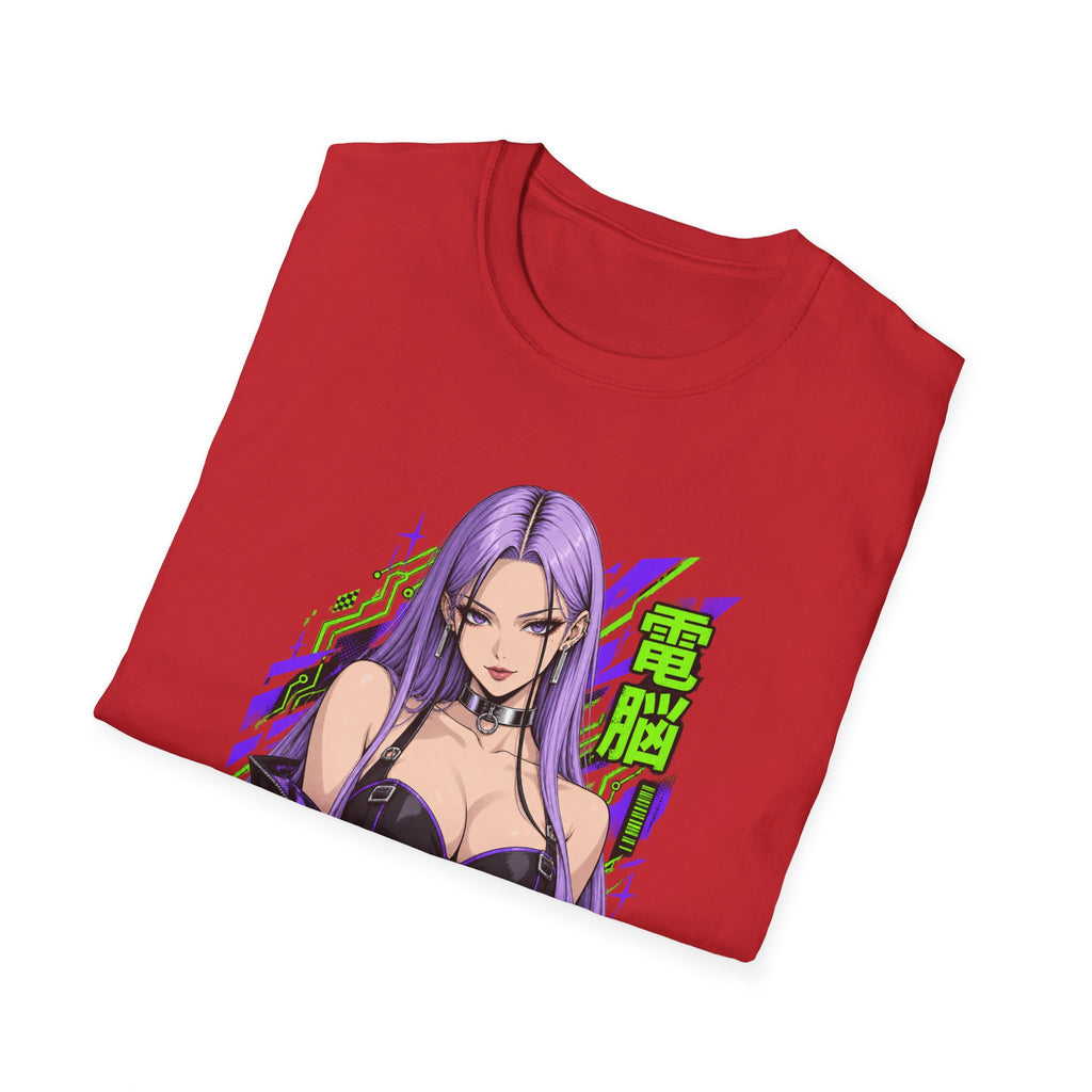Violet | Anime Cyber Sexy Pin Up Girl T-Shirt