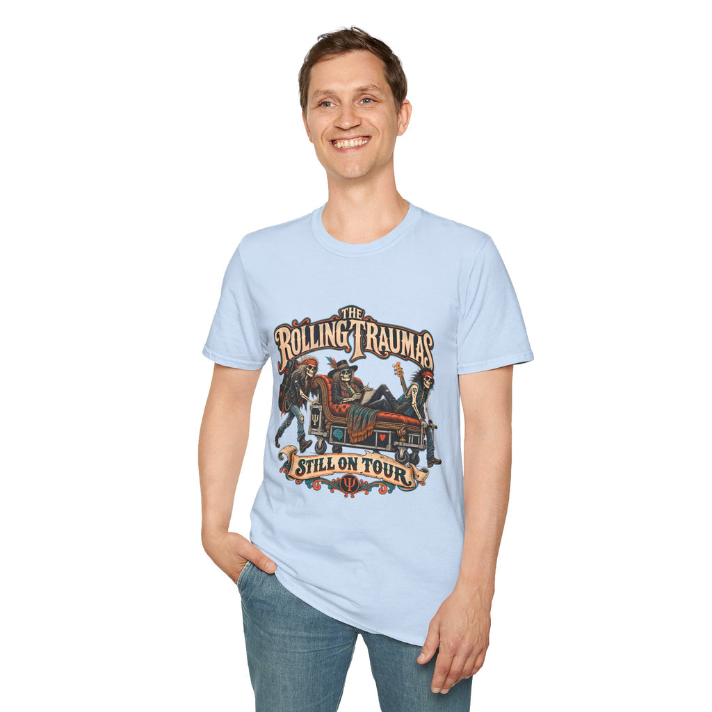 Rolling Traumas "Still On Tour" | Rock Band T-Shirt