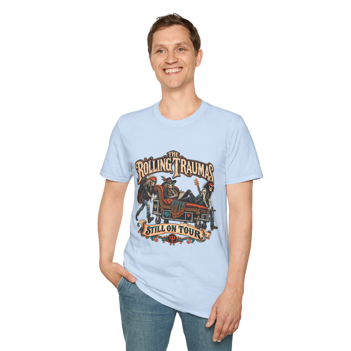 Rolling Traumas "Still On Tour" | Rock Band T-Shirt