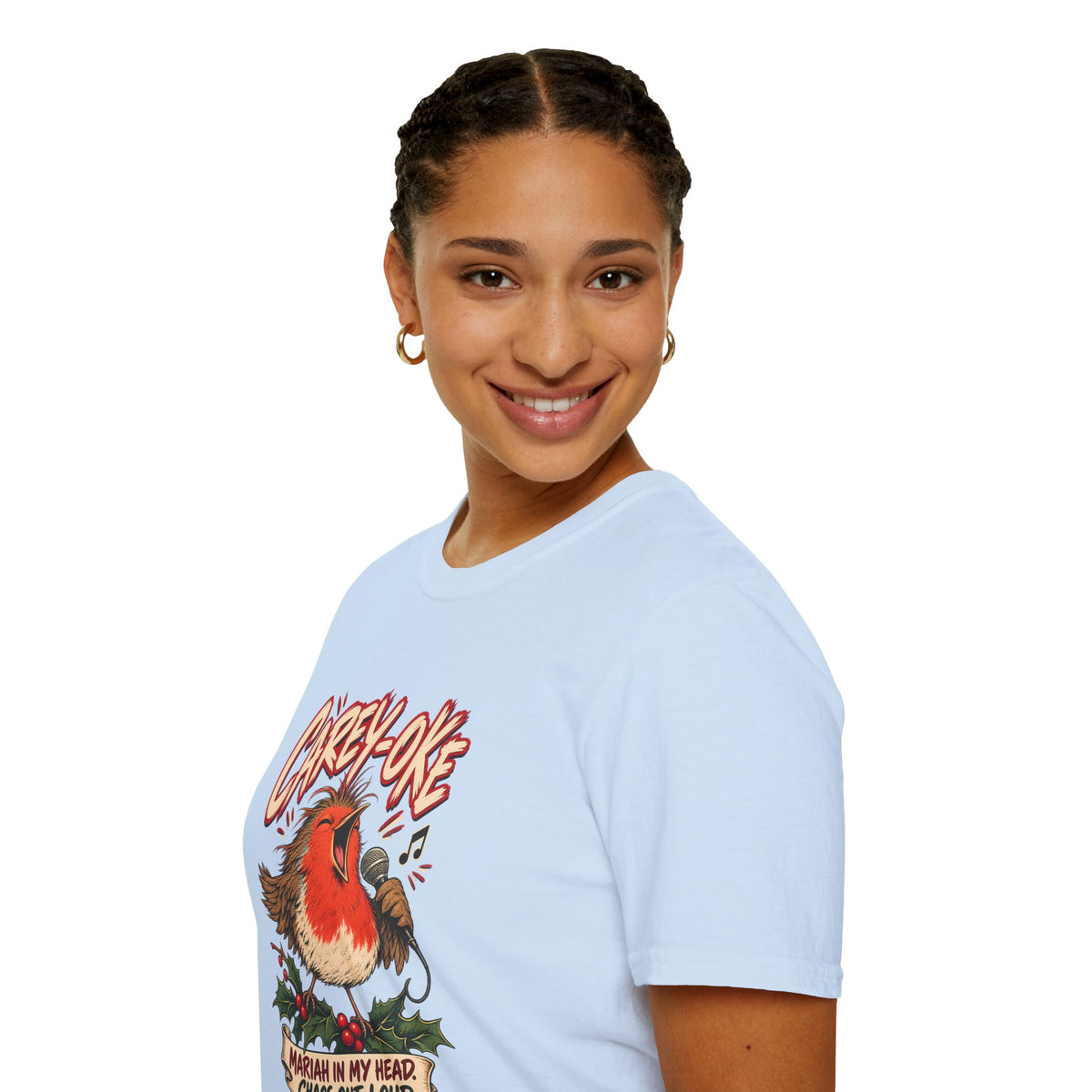 Robin 'Carey-oke' T-Shirt | Mariah in My Head Funny Holiday Tee