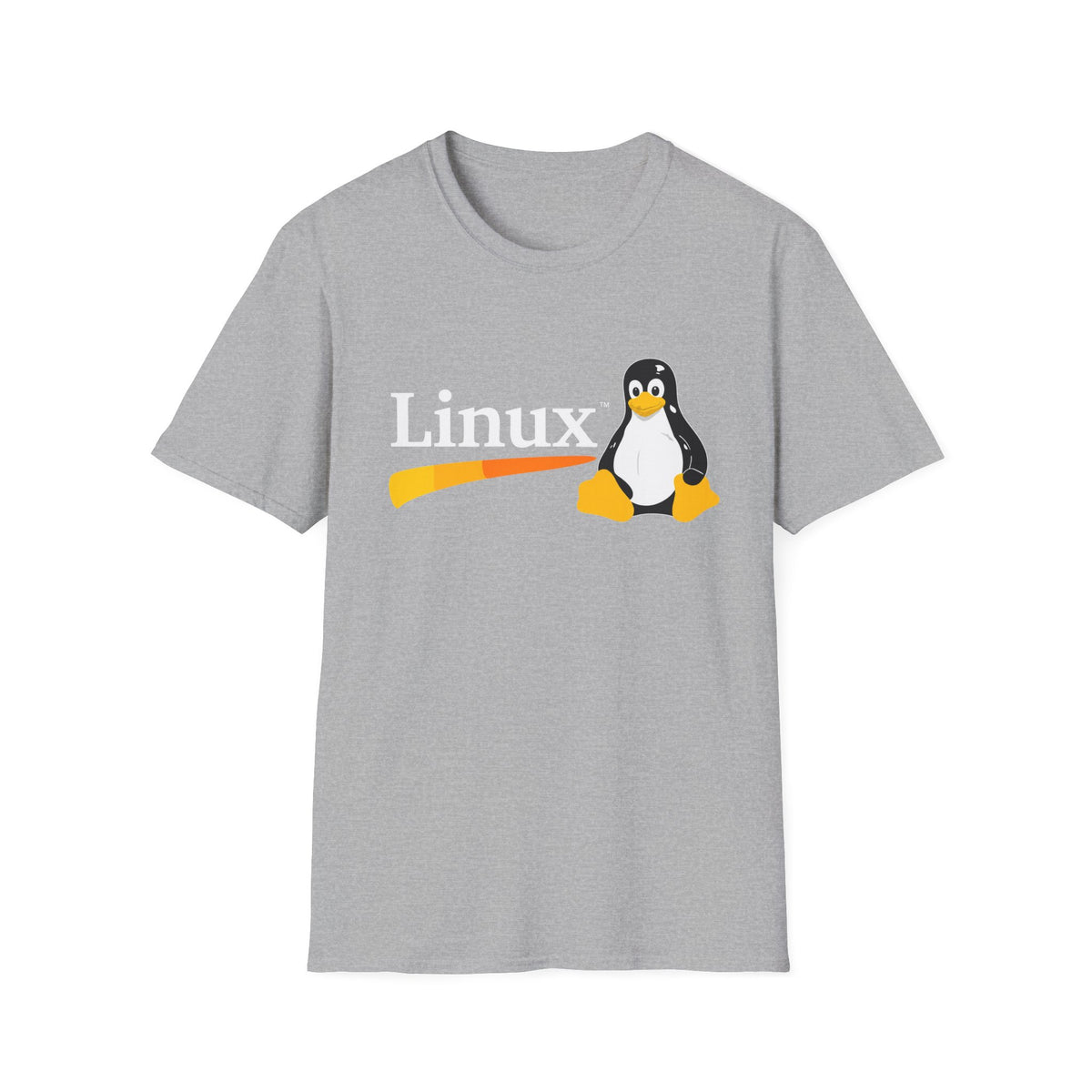 Linux Penguin Logo T‑Shirt — Retro Tech Tee for Developers & Open Source Fans