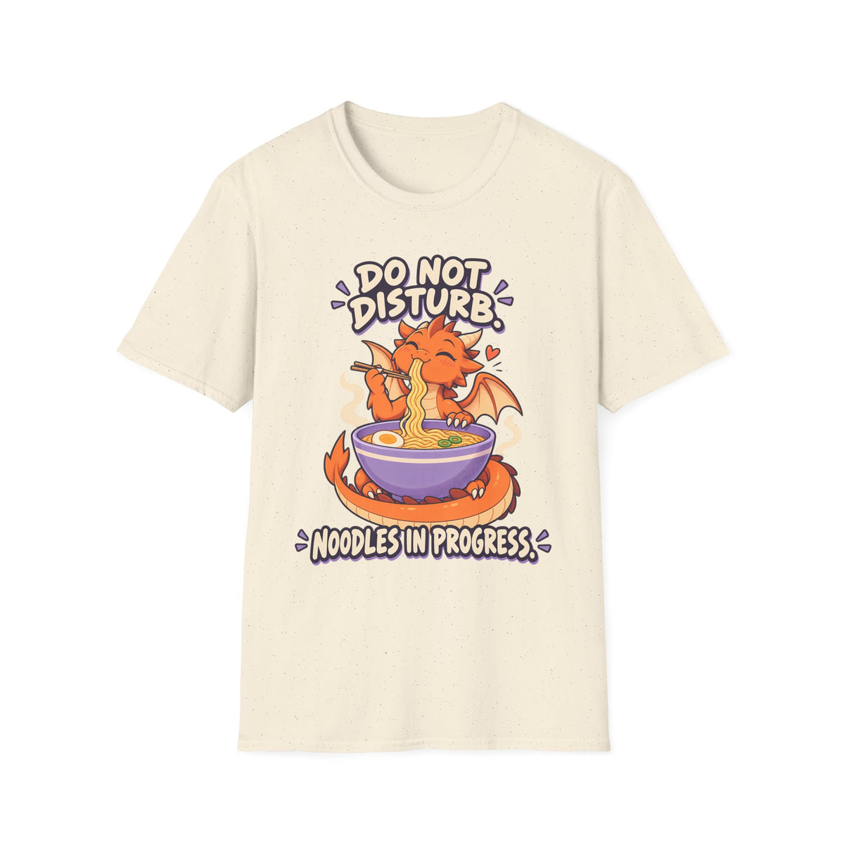 Do Not Disturb | Cute Ramen Eating Dragon Graphic Shirt