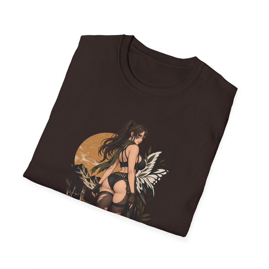 Metal Gear | Quiet | Sexy Pin Up Fantasy Sniper Girl T-Shirt