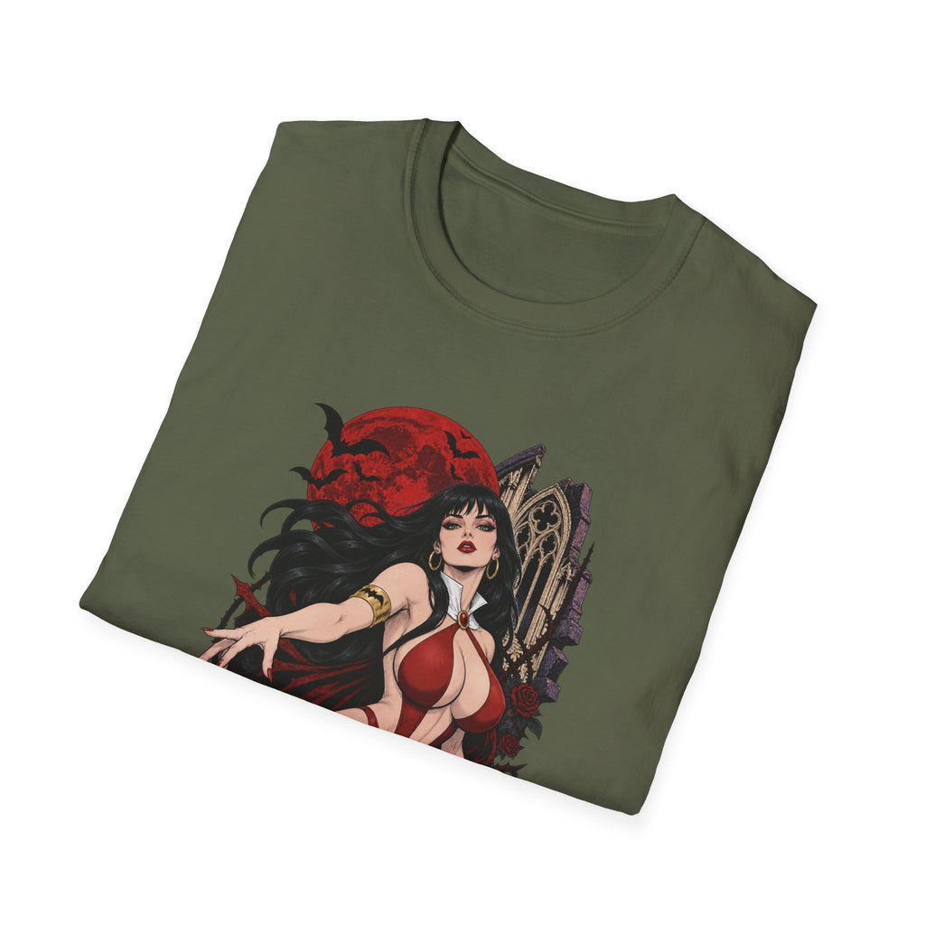 Vampirella | Sexy Vampire Queen | Pin Up Girl | Sexy Halloween Graphic T-Shirt