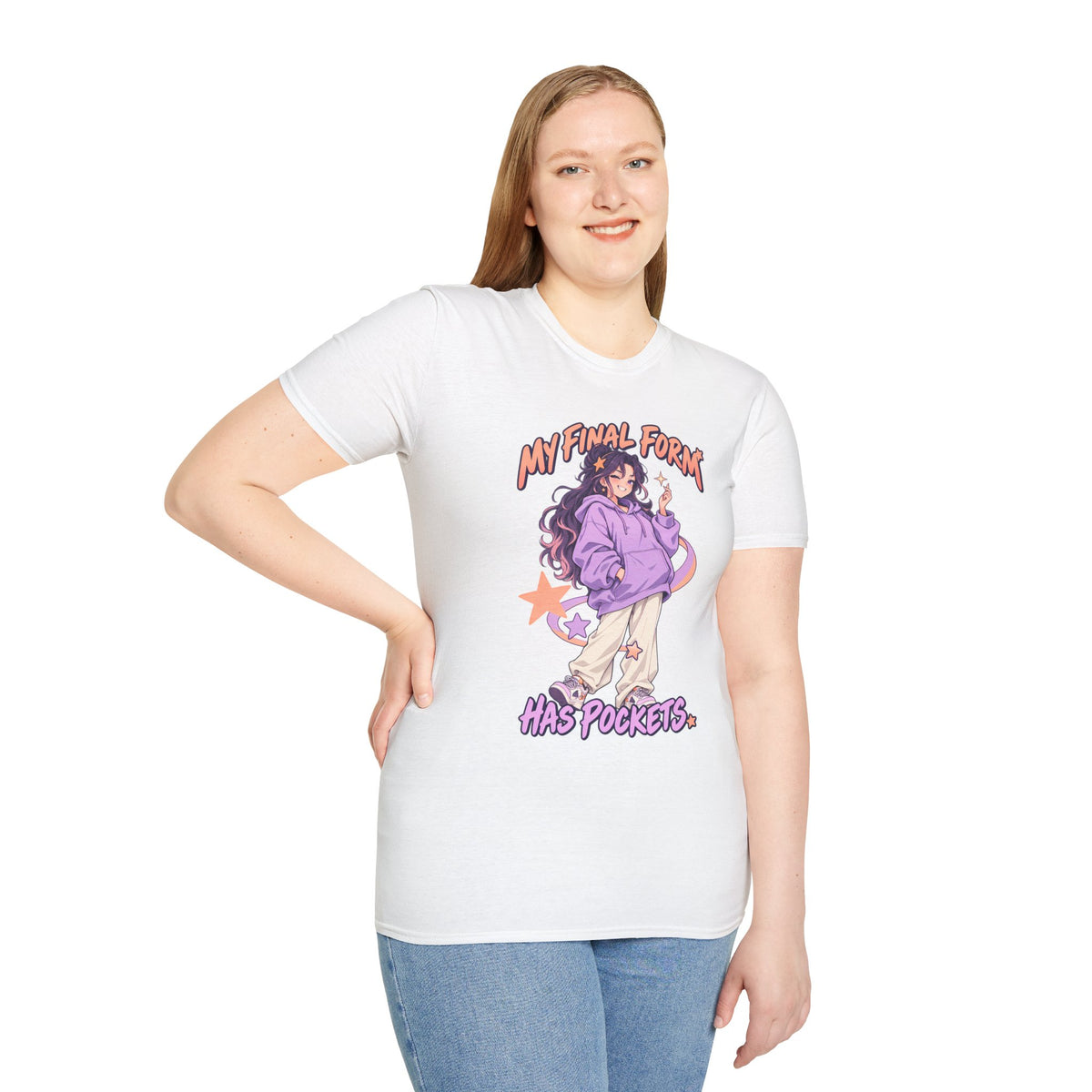 My Final Form Has Pockets | Cute Anime Girl Graphic Tee