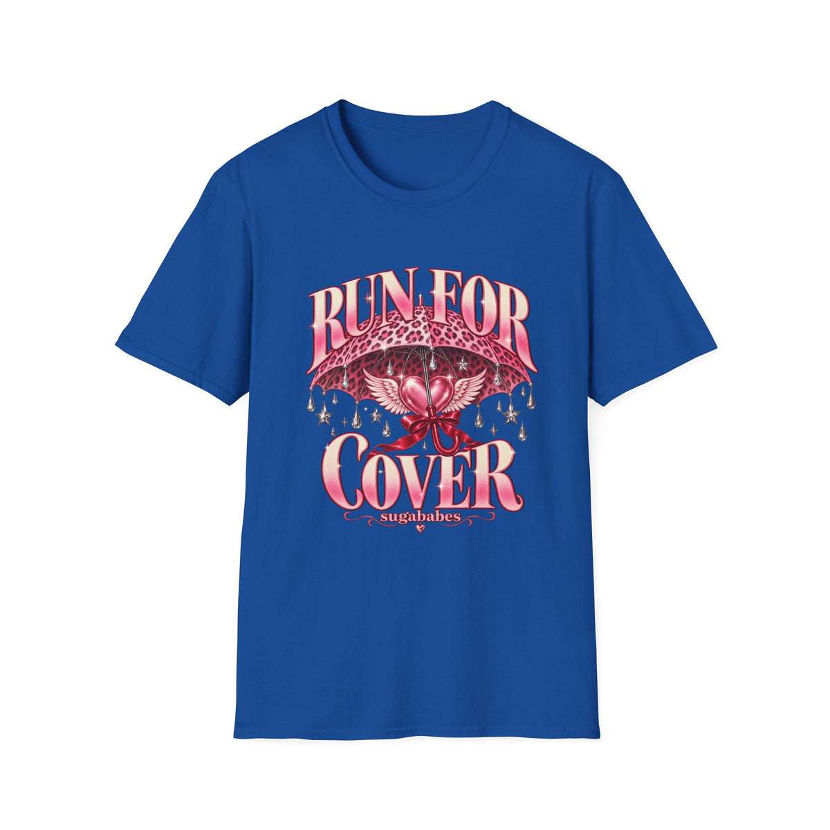 Run For Cover | Sugababes | Pink Umbrella Graphic T Shirt