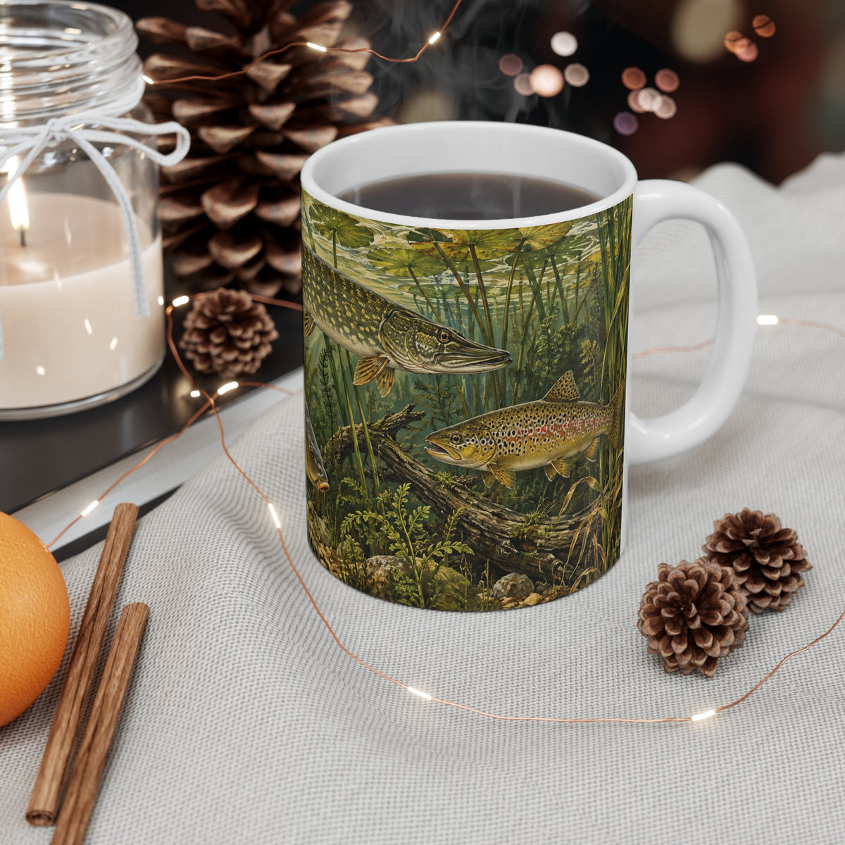 Freshwater Fish | Fishing Hobby Coffee Mug Gift (11oz)