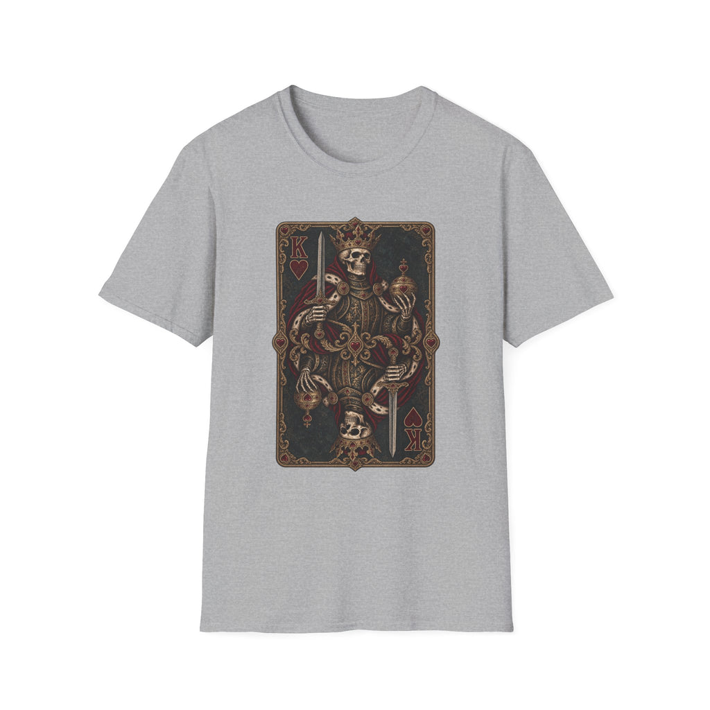 King of Hearts | Playing Card | Dark T-Shirt