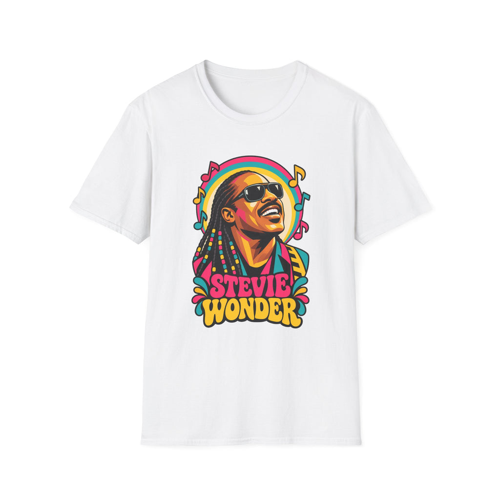 Stevie Wonder Life in Colour Music Legend Portrait T-Shirt