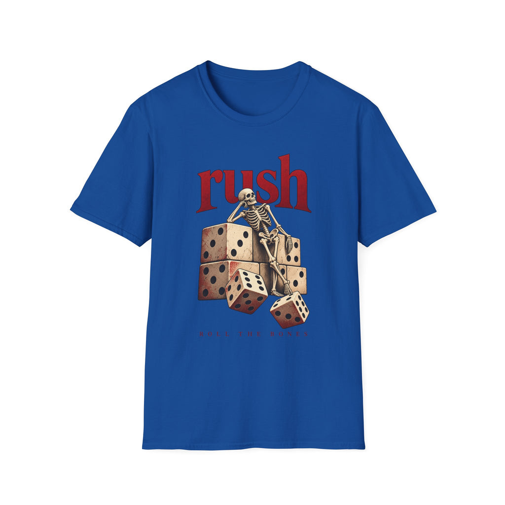 Rush | Roll the Bones | Dice Skeleton Prog Band T-Shirt